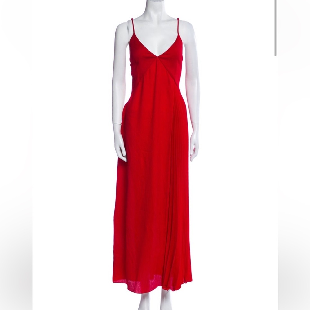 Kiki Vargas red maxi dress